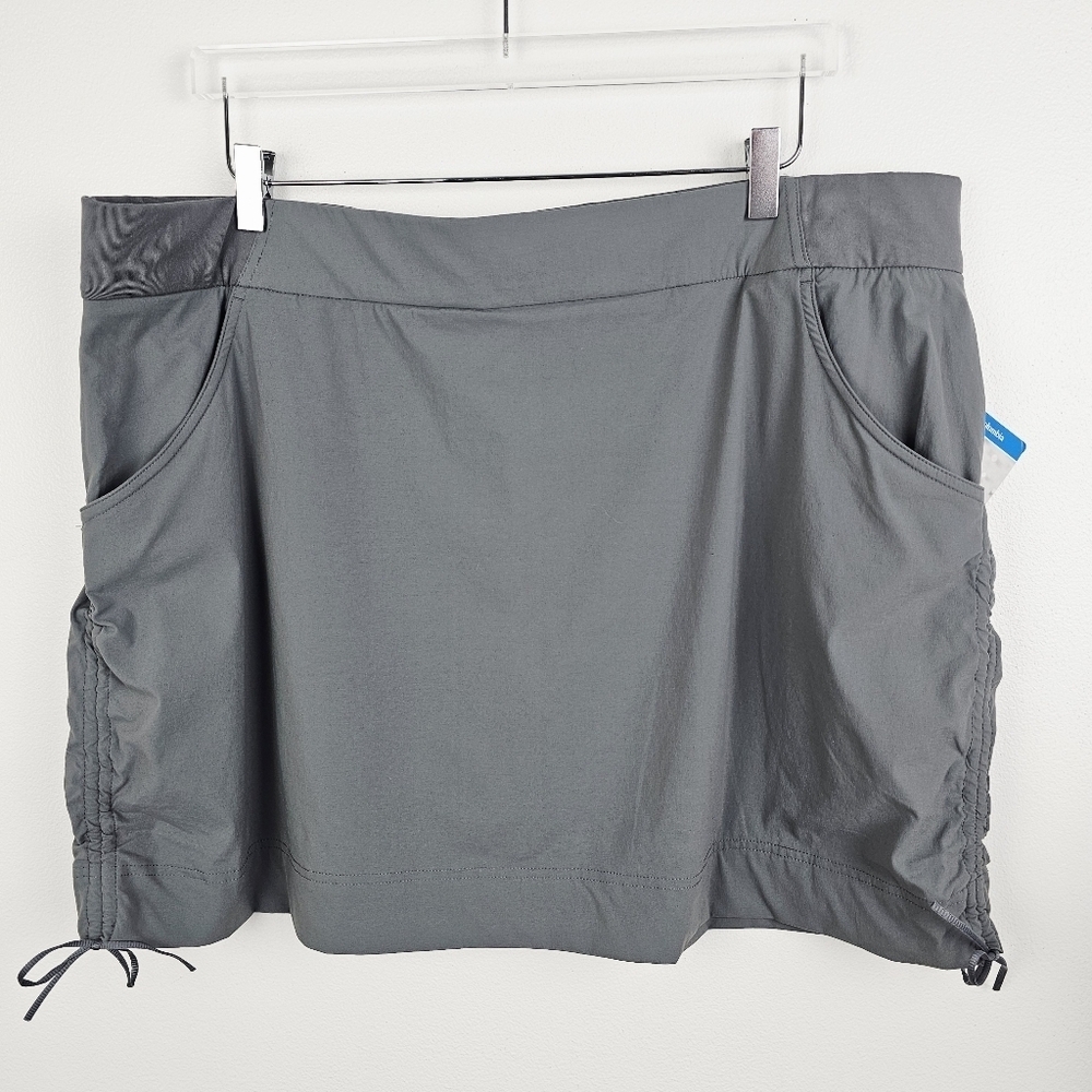Columbia Gray Anytime Casual Skort NWT UPF 50 Sun Protection